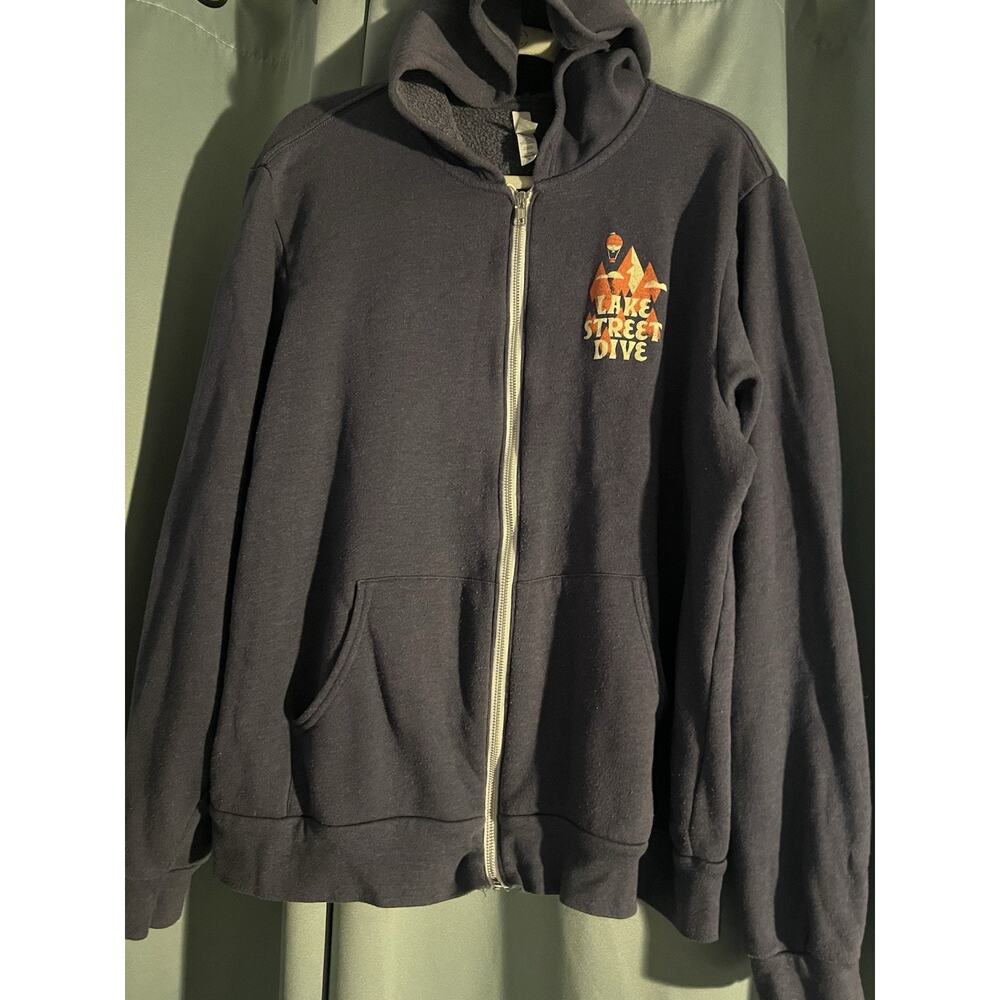 Lake Street Drive Band Tour Zip-Front Hoodie Sweatshirt Blue Unisex XL - Picture 2 of 6